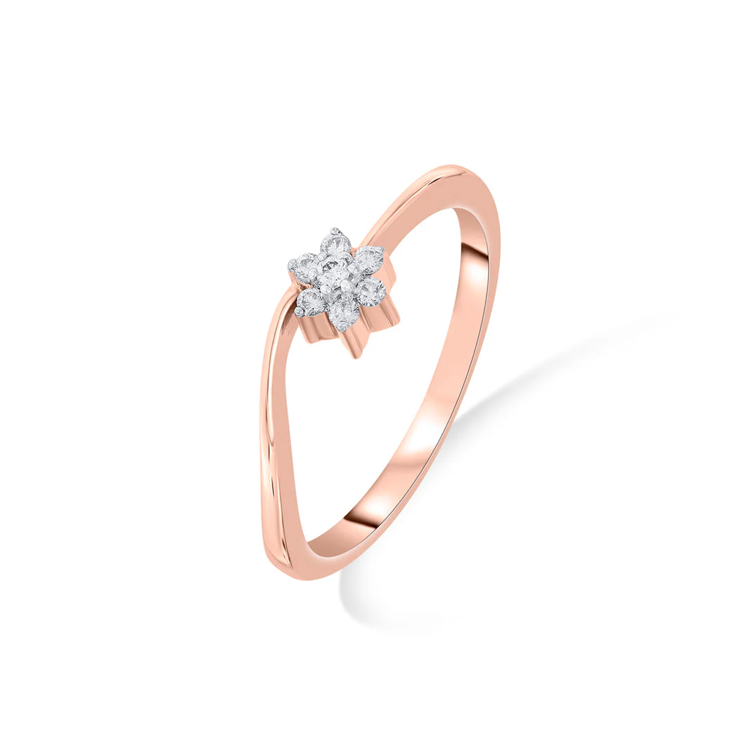 Lira Floral Casual Diamond Ring - Image 4