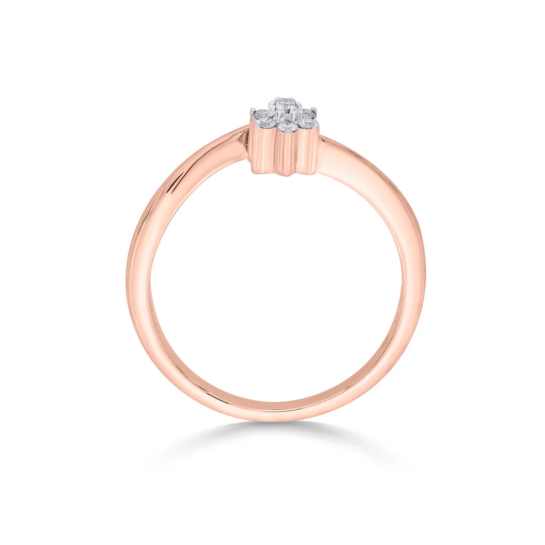 Lira Floral Casual Diamond Ring - Image 5