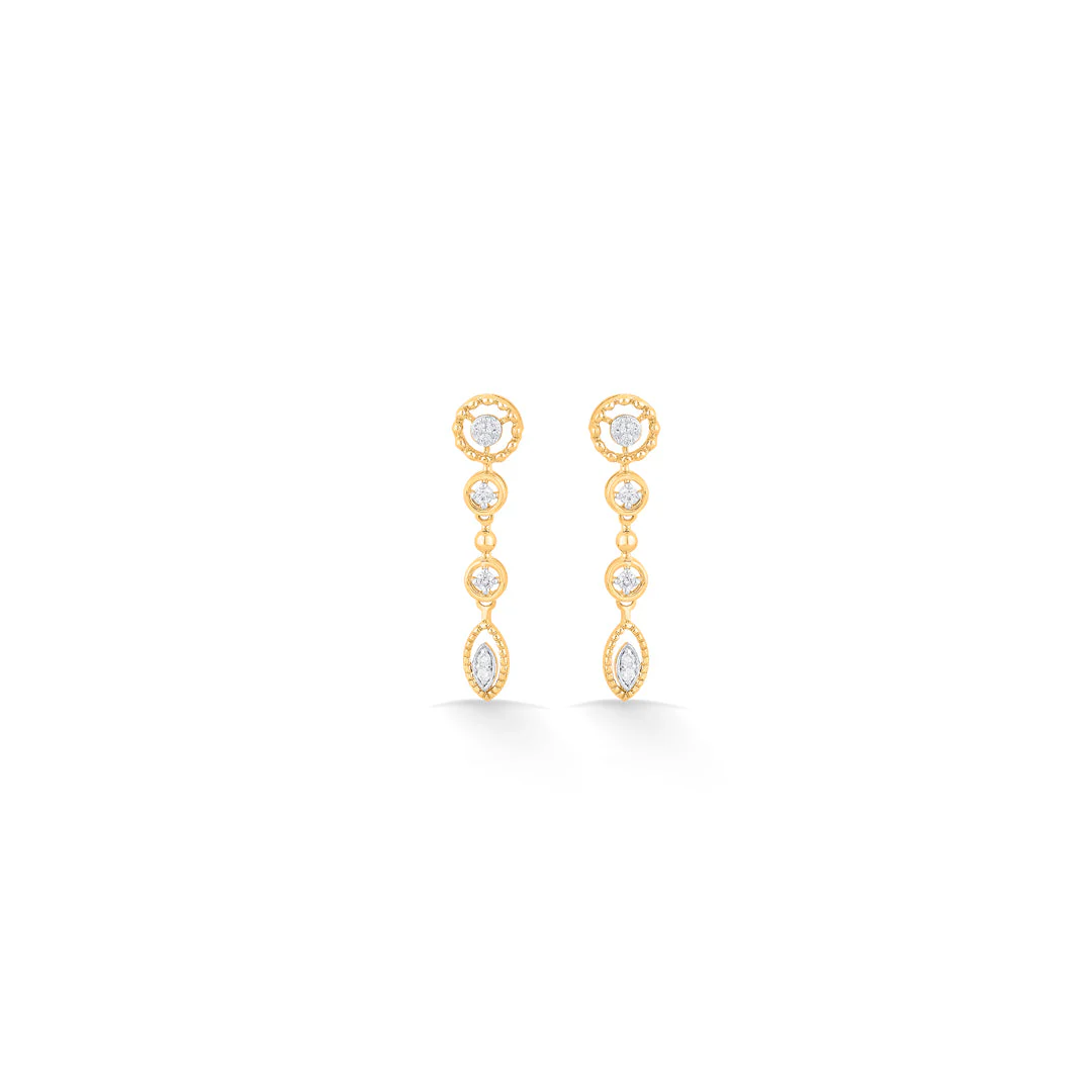 Luminara links Diamond Drops & Dangler Earrings - Image 3