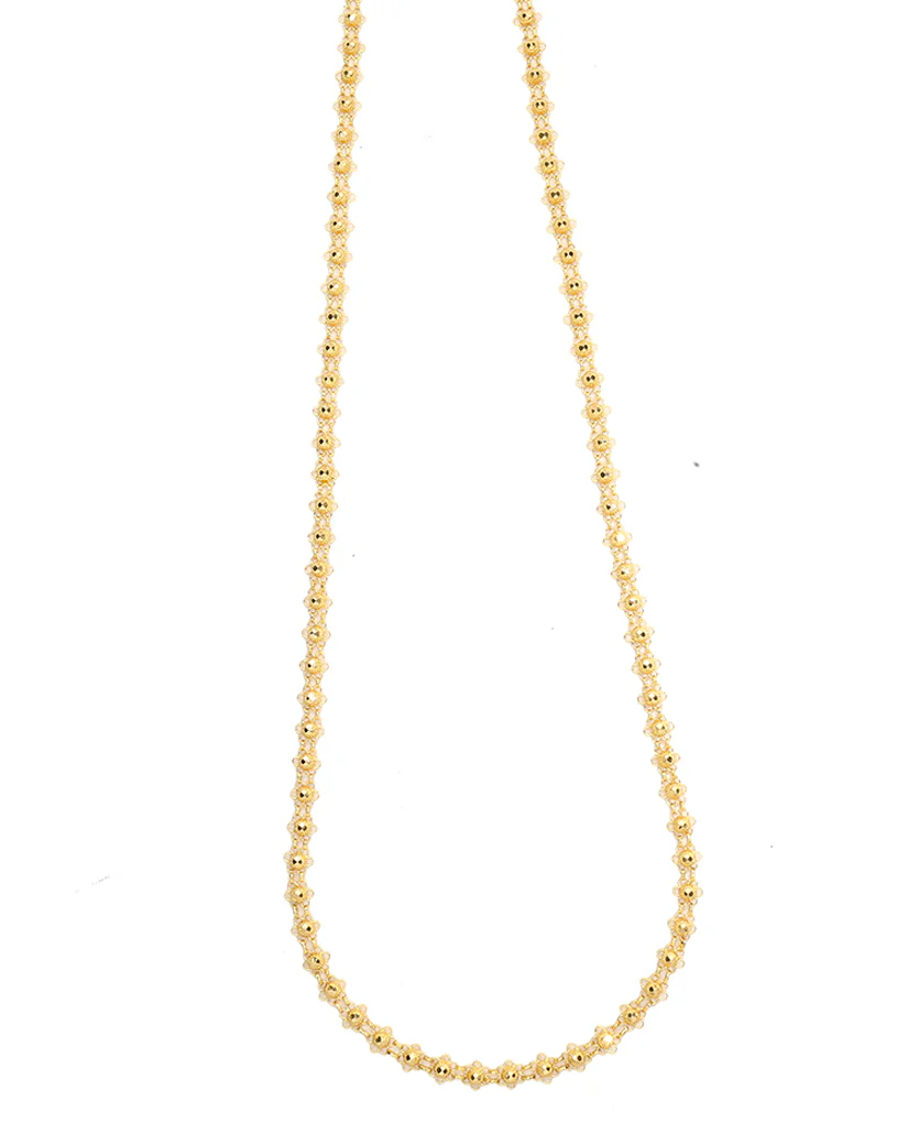 Manikya Bor Mala Yellow Gold Necklace For Women - Image 2