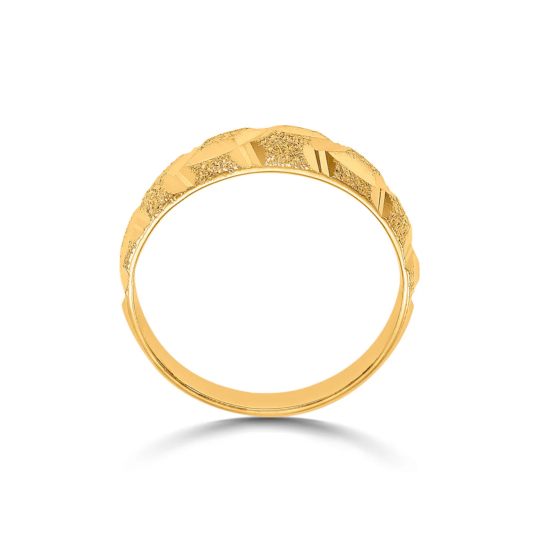 Modern Luxe Women's Gold Ring - Image 5