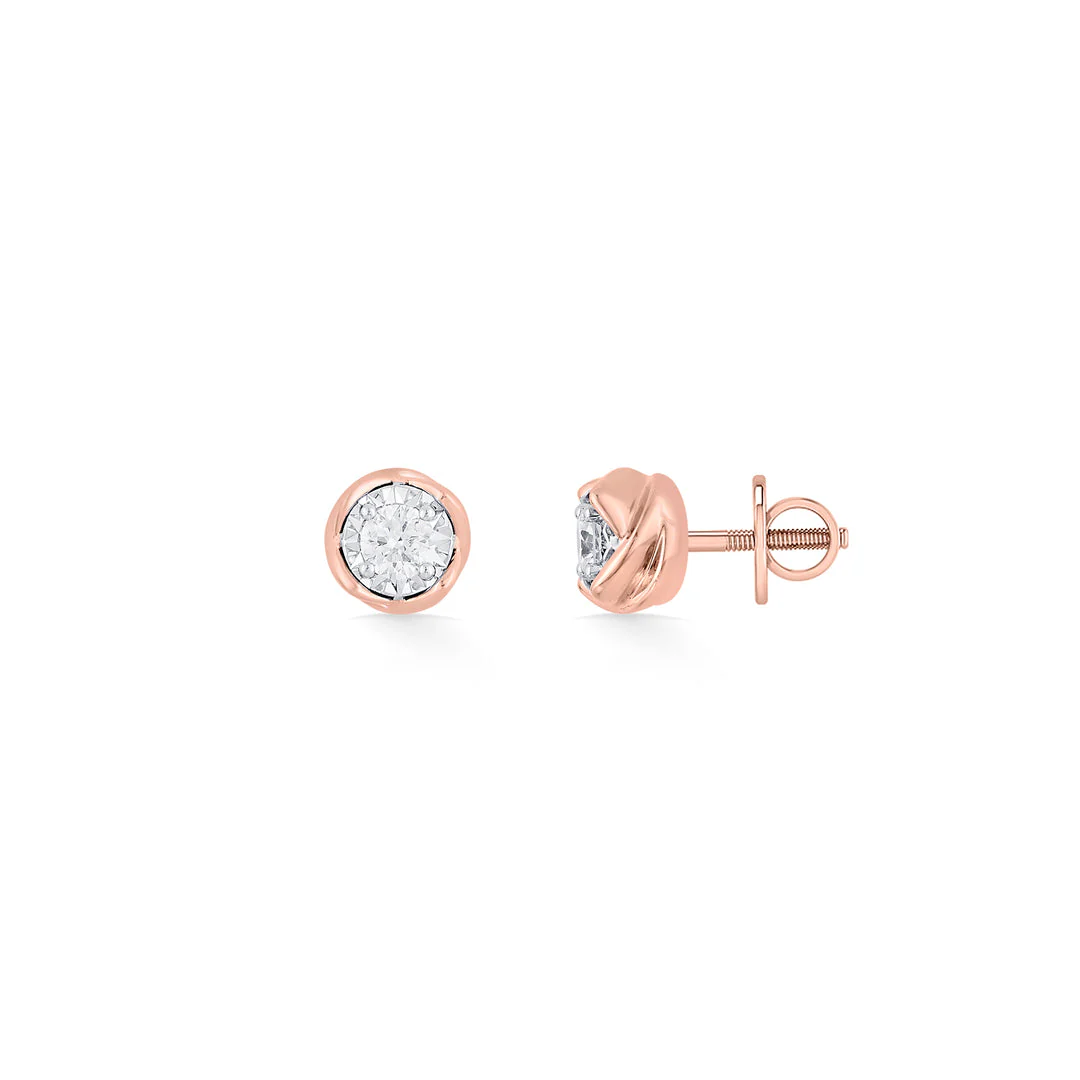 Moongrace Diamond Stud Earrings - Image 5