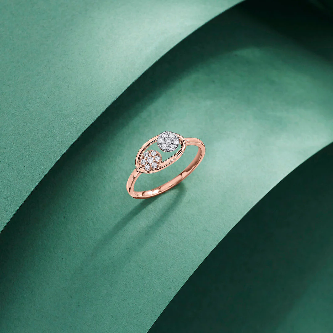 Orbit Bound Cocktail Diamond Ring