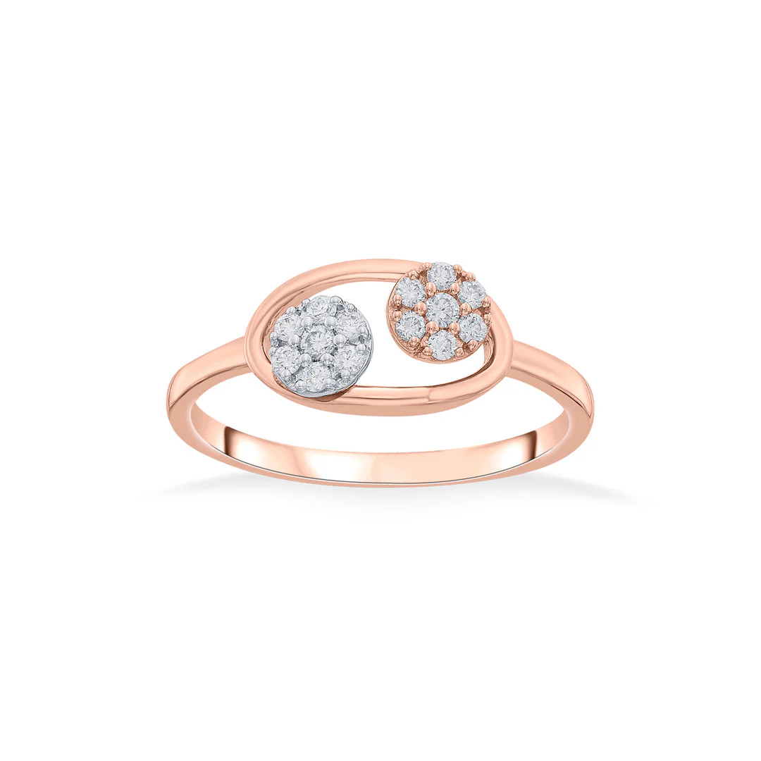 Orbit Bound Cocktail Diamond Ring - Image 3