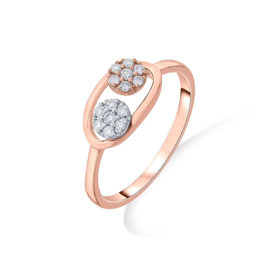 Orbit Bound Cocktail Diamond Ring - Image 4