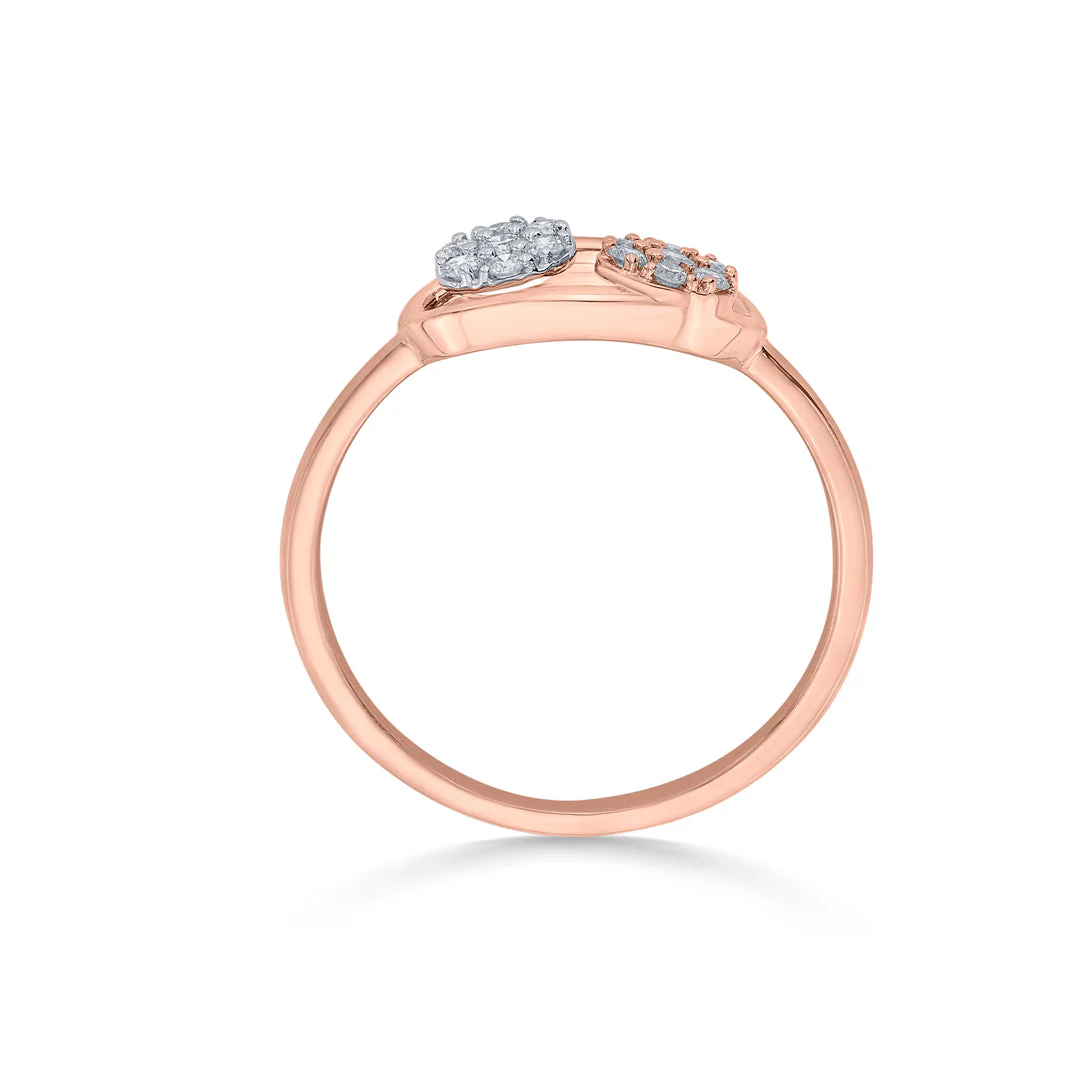 Orbit Bound Cocktail Diamond Ring - Image 5