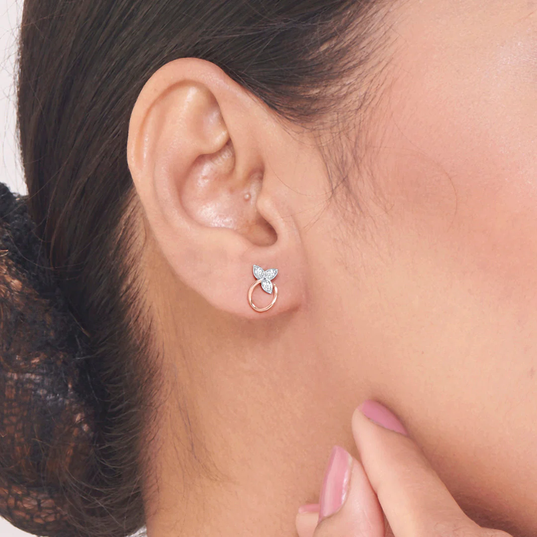Orlisse Charm Diamond Earring - Image 2