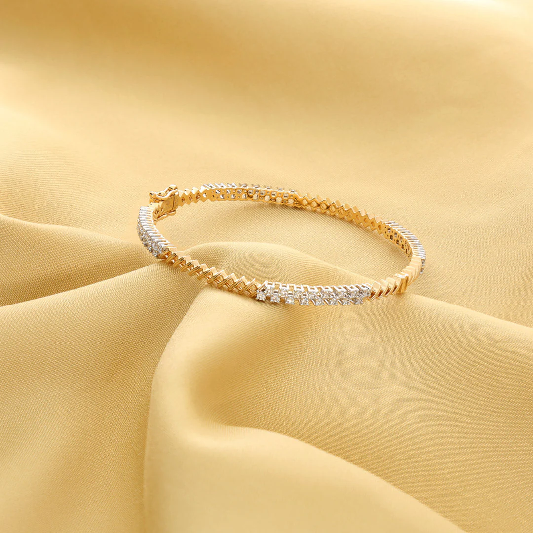 Orna Gleam Diamond Bangle - Image 7