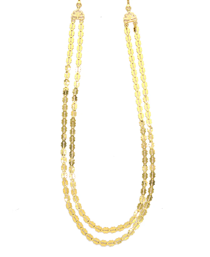 Paramparik Pohe Haar Yellow Gold Necklace For Women - Image 2