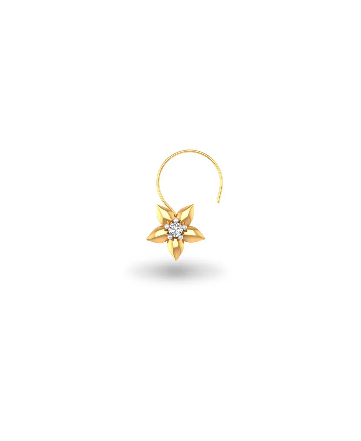 Periwinkle Style Diamond Nosepin