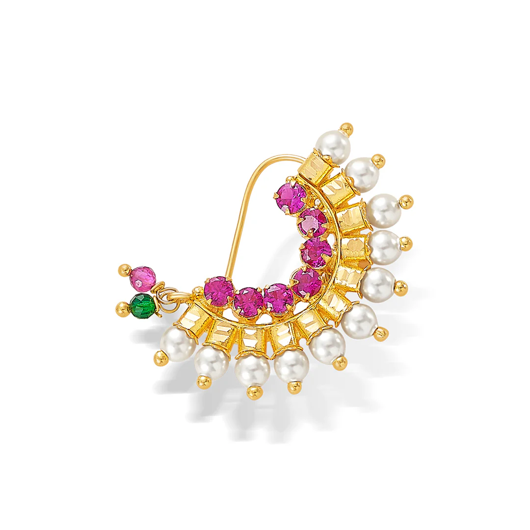 Peshwai Pearl Gold Nath - Image 4