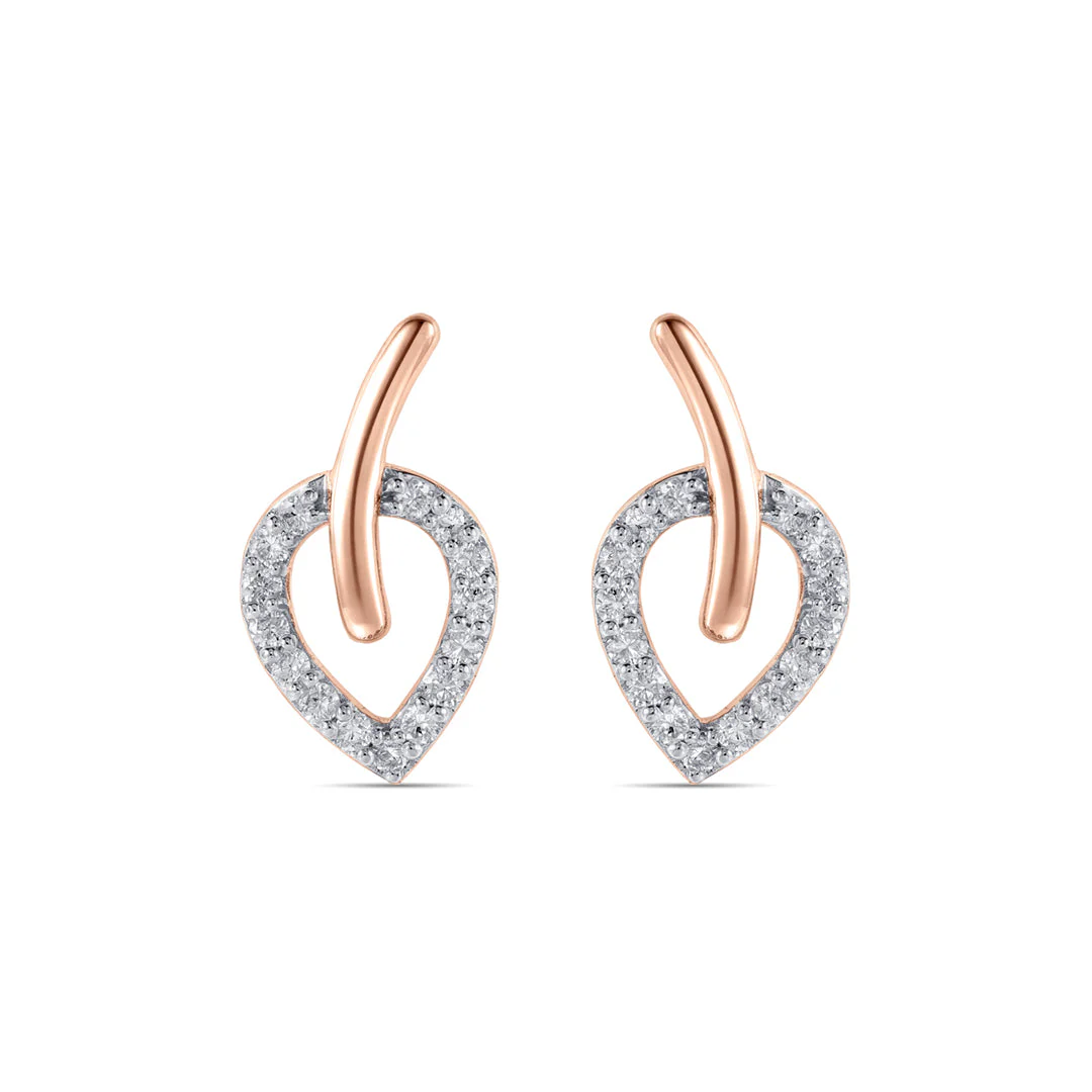 Petiole Glow Diamond Earring - Image 3