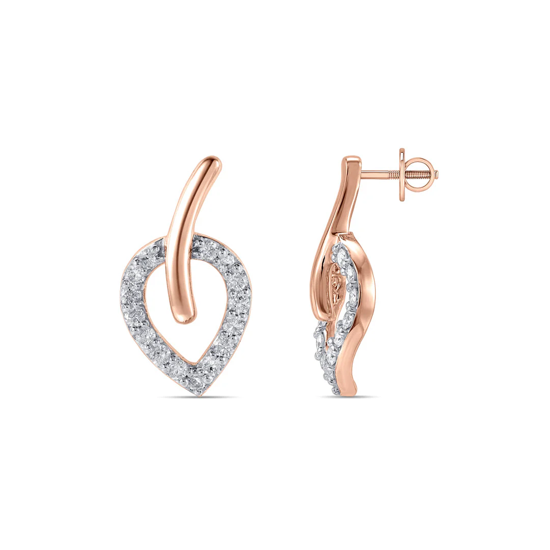 Petiole Glow Diamond Earring - Image 5
