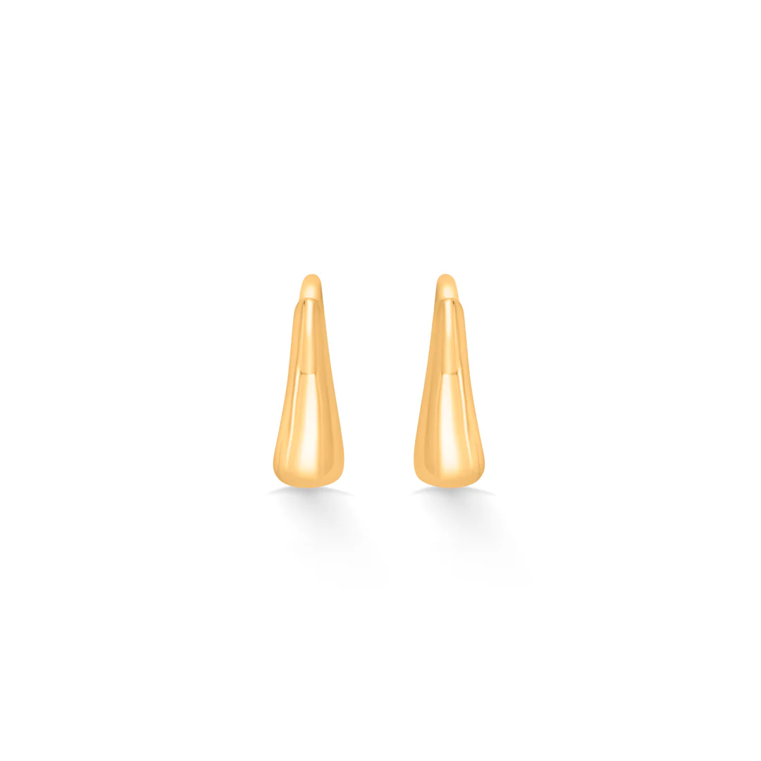 Radiant Beam Bali Gold Men's Earring - Image 2
