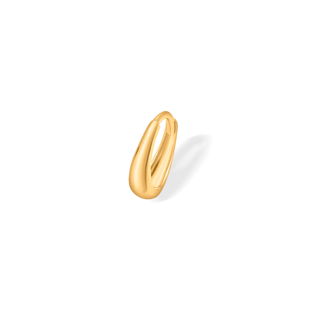 Radiant Beam Bali Gold Men's Earring - Image 4