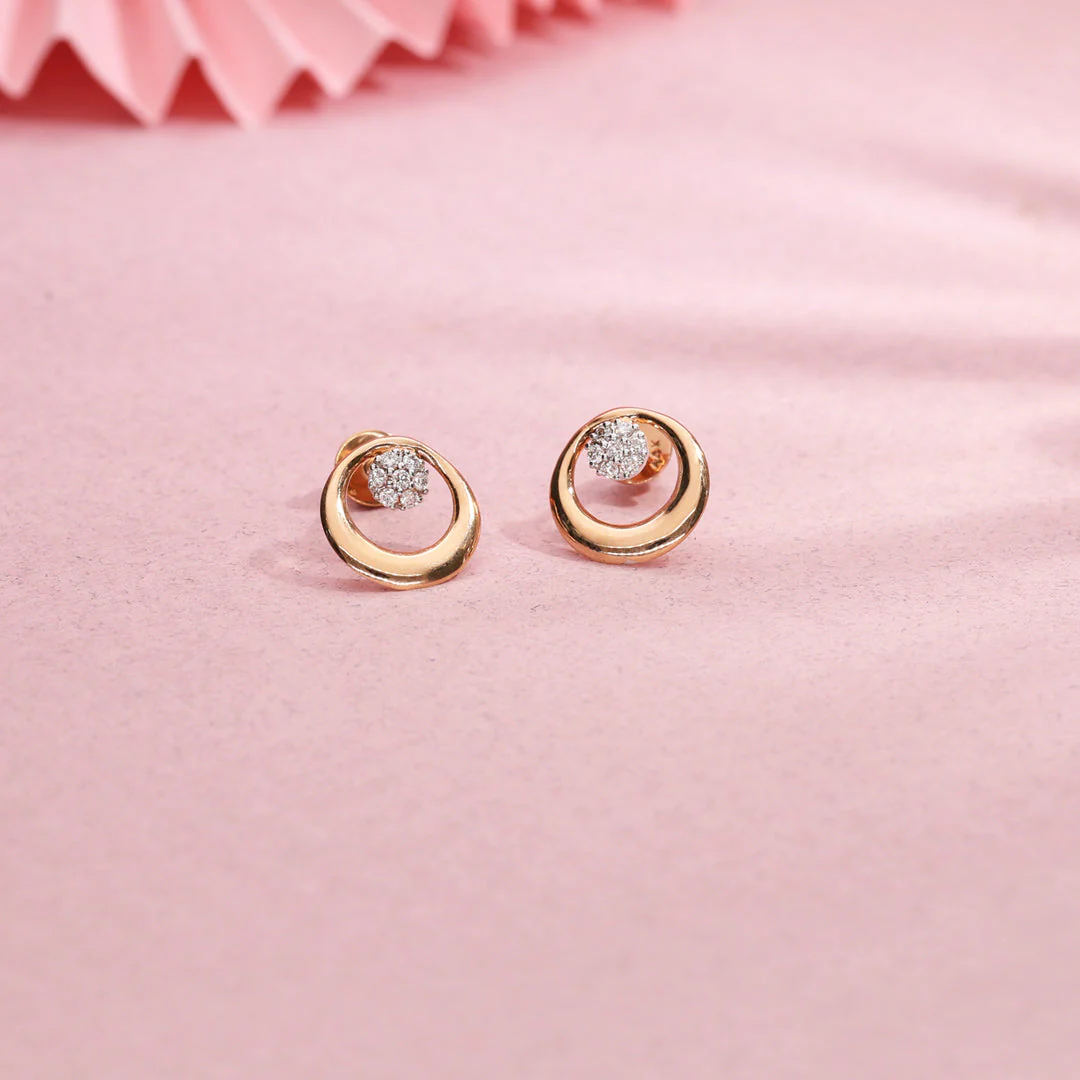 Radiant Ovals Diamond Stud Earrings - Image 6
