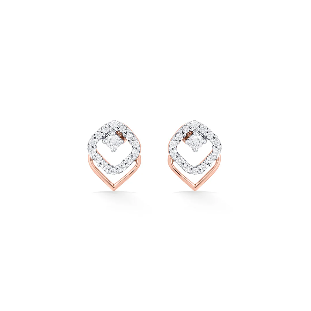 Radiant Whisper Diamond Stud Earrings - Image 3