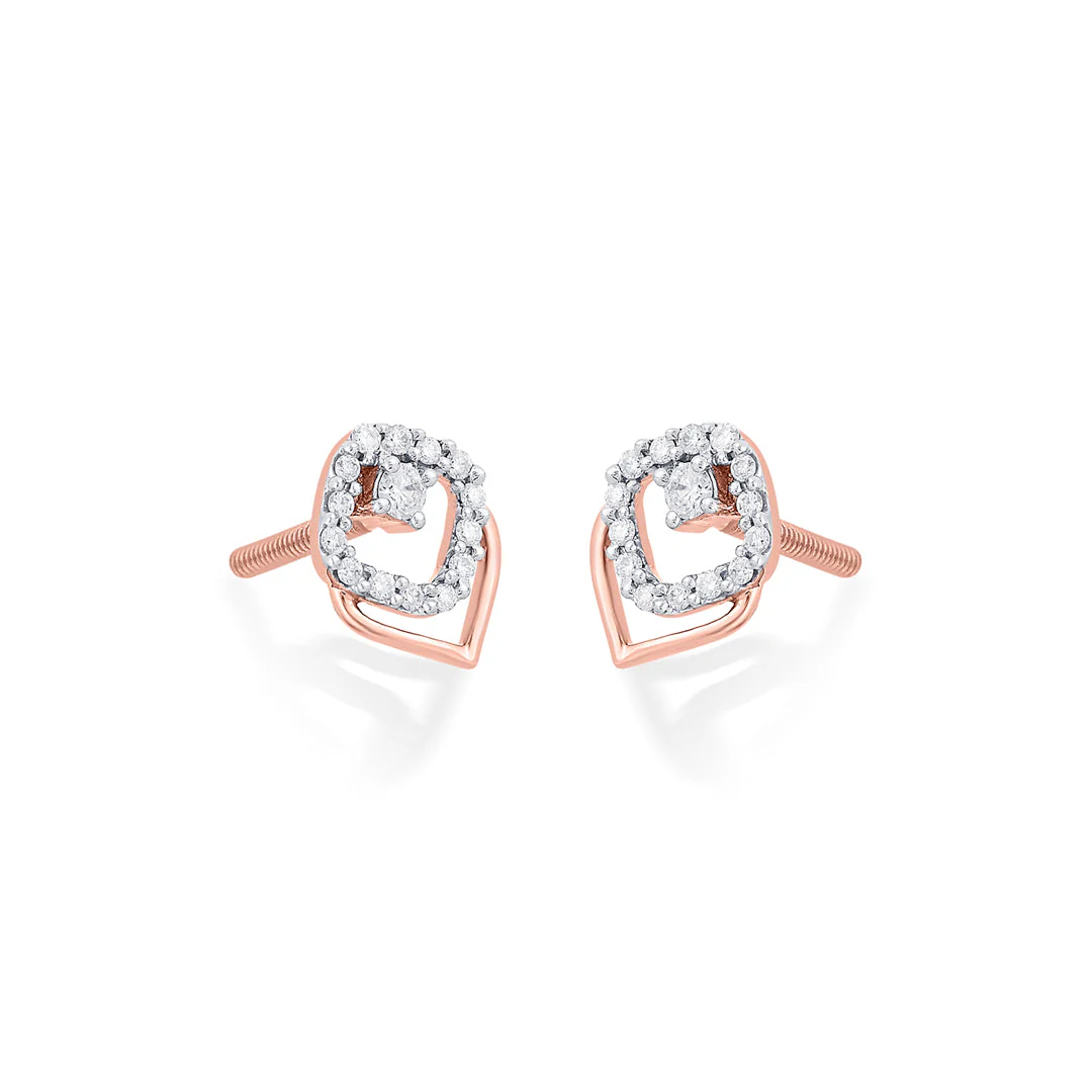 Radiant Whisper Diamond Stud Earrings - Image 4