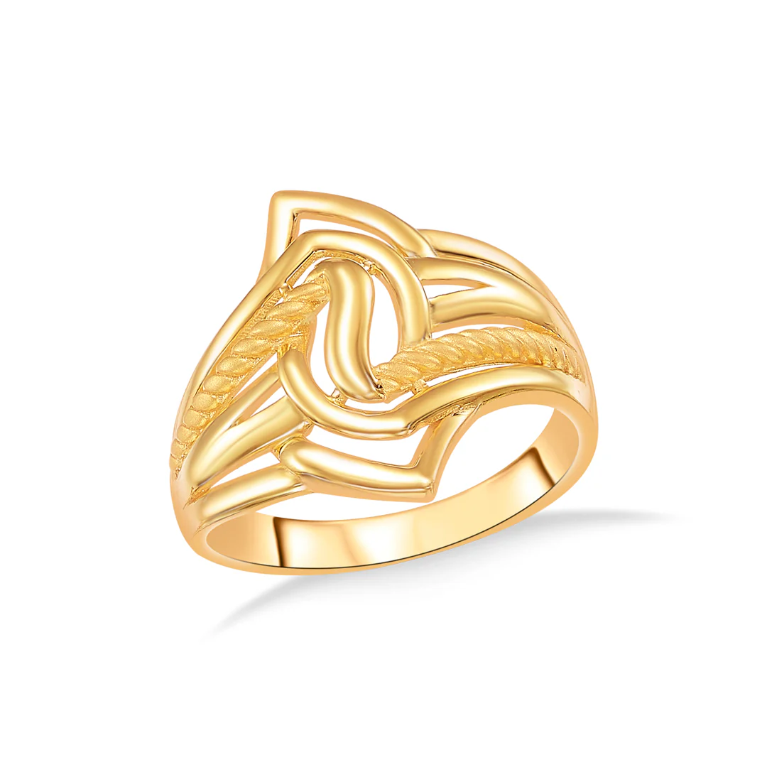Refined Charm Gold Fashion Ring For Women - Image 2