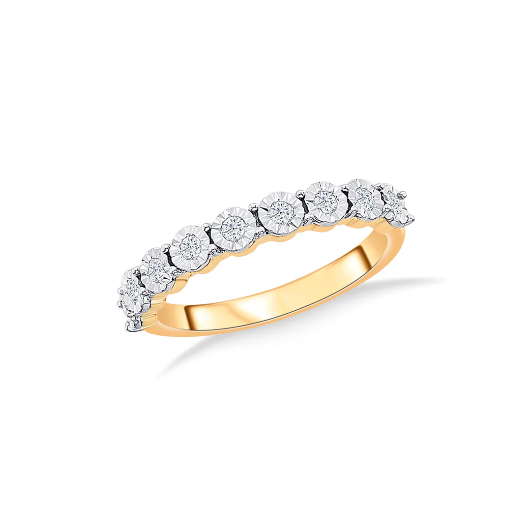 Rivana Light Gold & Diamond Ring - Image 2
