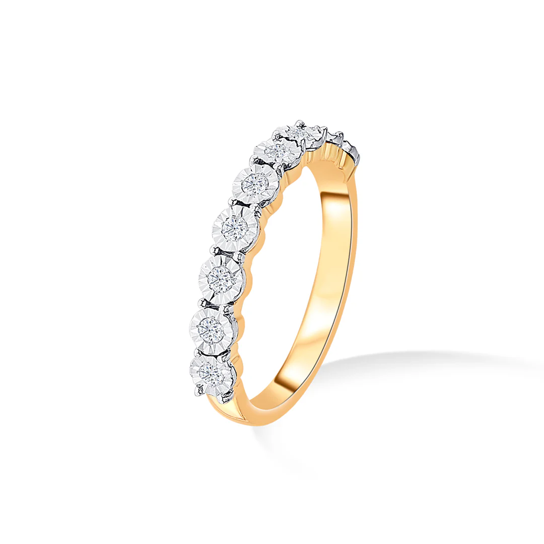 Rivana Light Gold & Diamond Ring - Image 3