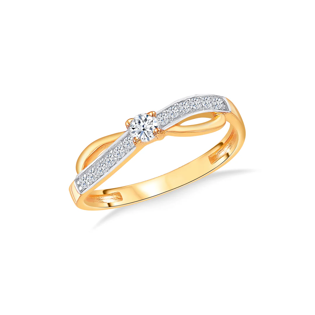 Royal Crest Gold Casual Ring For Women - Image 2