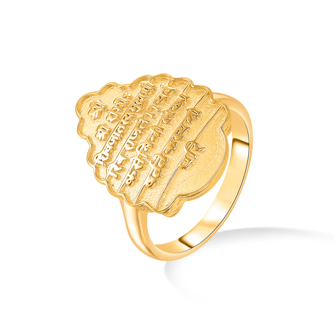 Royal Emblem Gold Men's Ring - Image 3