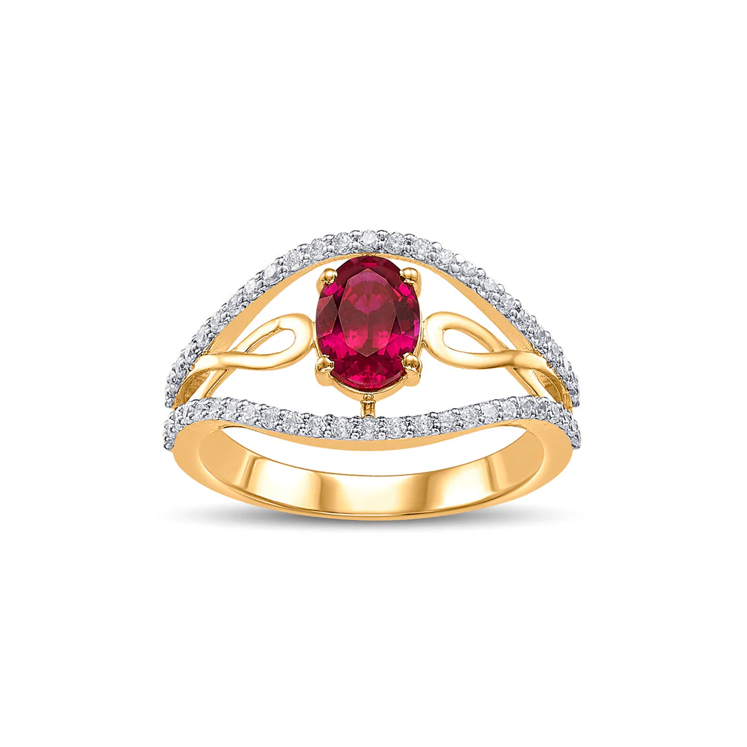 Royal Passion Women's Gold Ring - Image 3