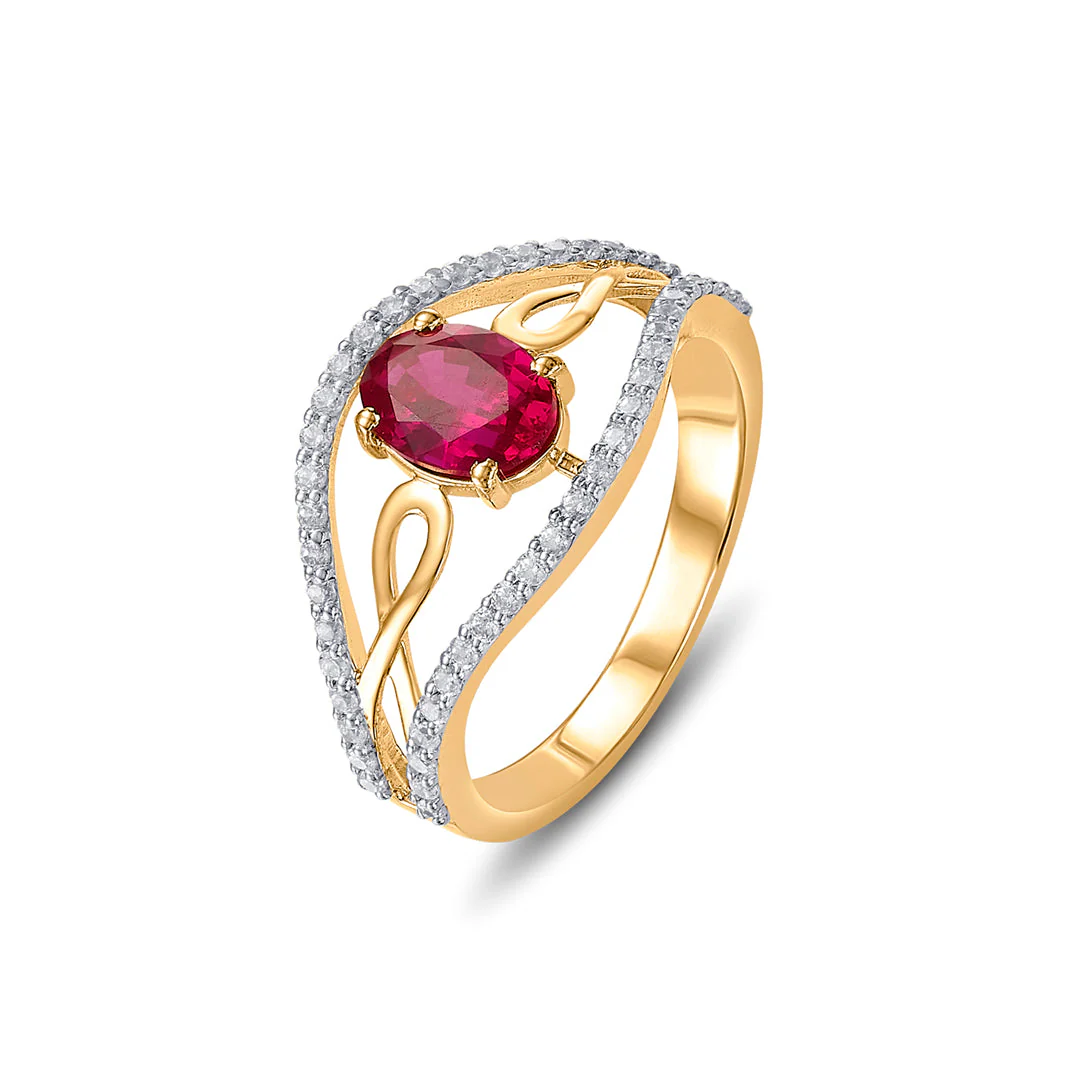 Royal Passion Women's Gold Ring - Image 4