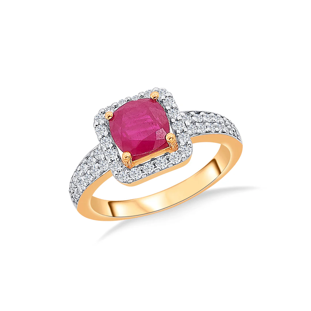 Rubessa Crown Gold & Diamond Ring - Image 2