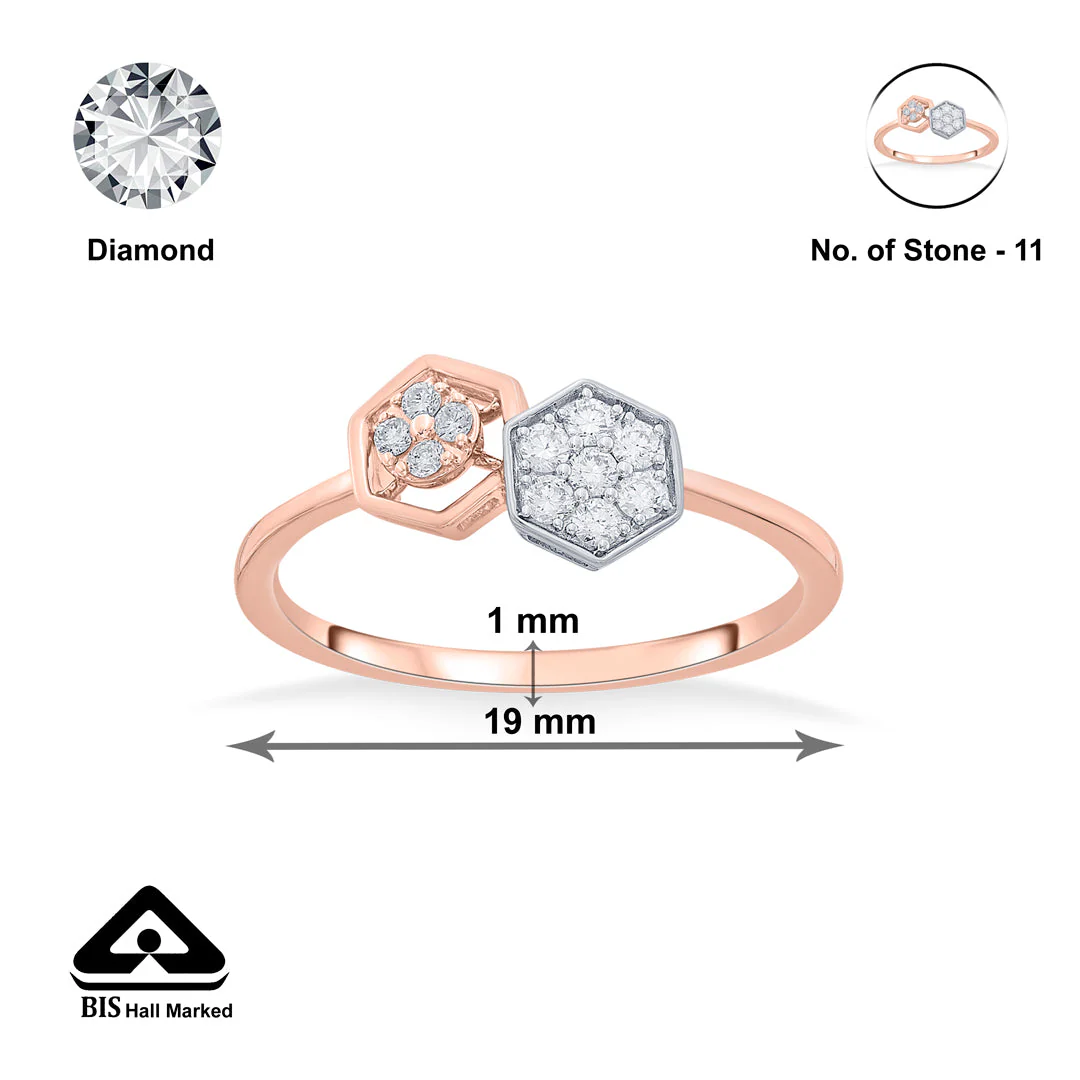 Shared Charm Cocktail Diamond Ring - Image 6