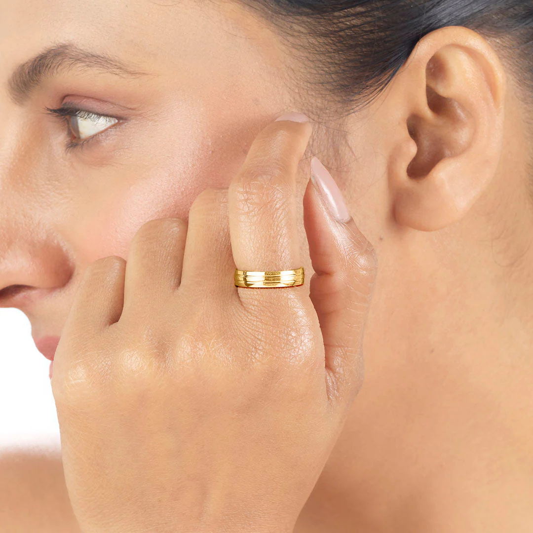 Shine On Women's Gold Ring - Image 2