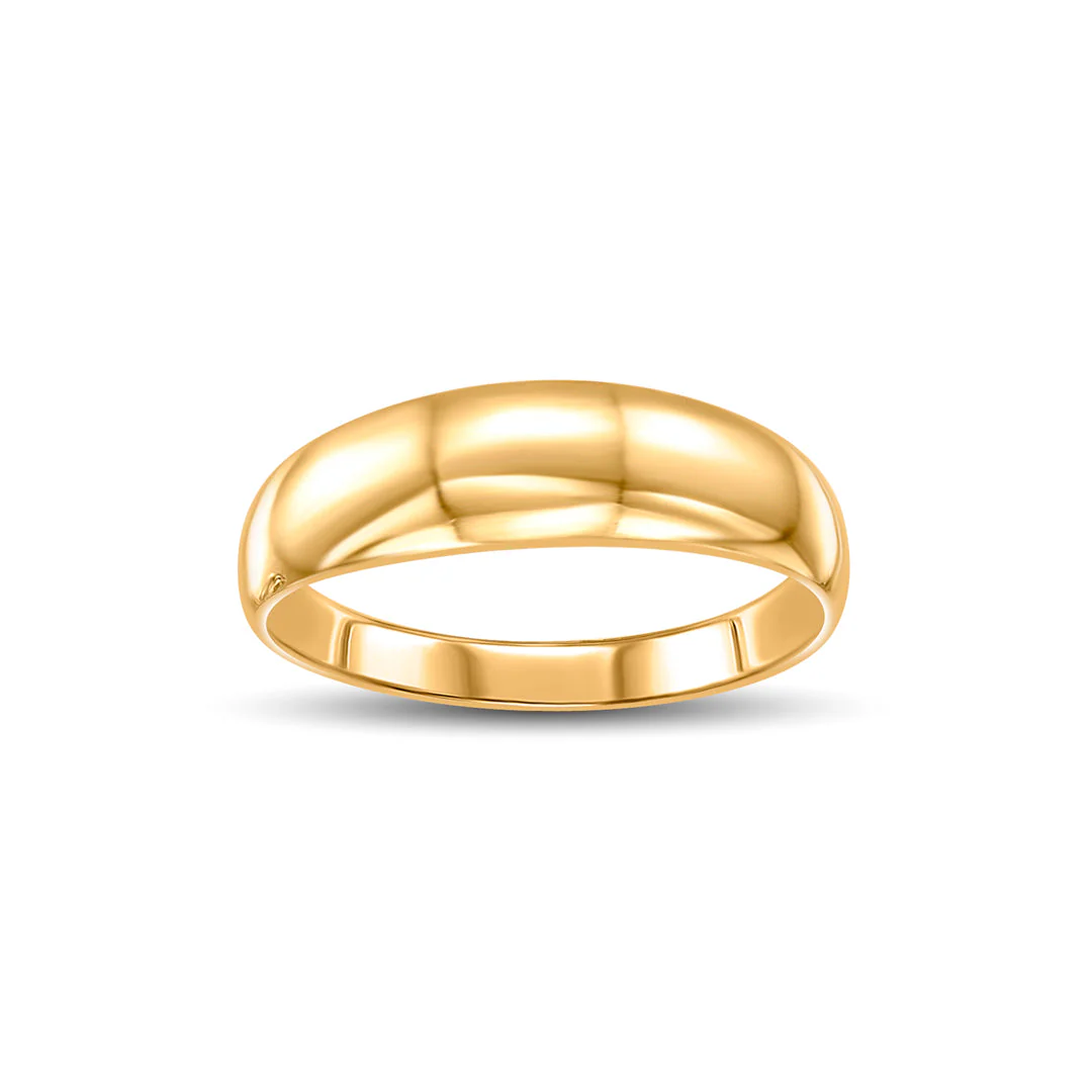 Solid Velvet Women's Gold Ring - Image 3