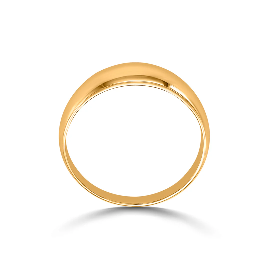 Solid Velvet Women's Gold Ring - Image 5