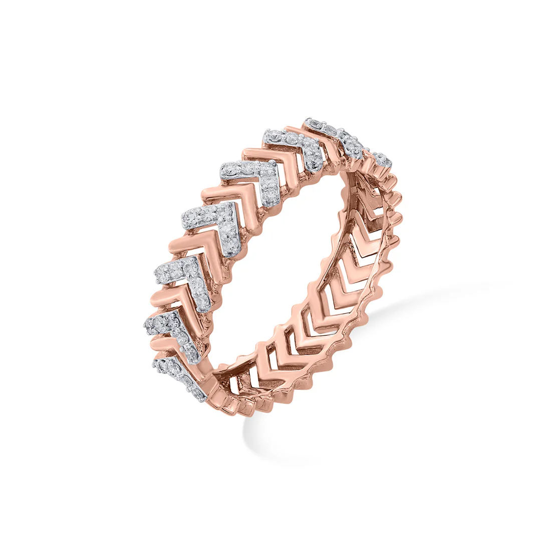 Spinning Axis Cocktail Diamond Ring - Image 4