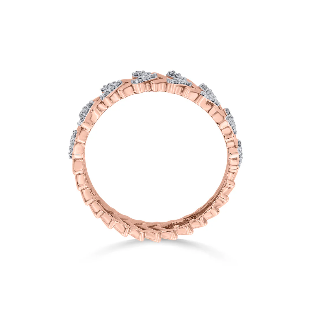 Spinning Axis Cocktail Diamond Ring - Image 5