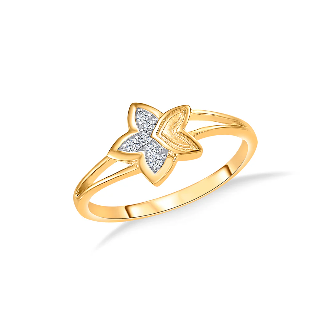 Starlit Radiance Gold Casual Ring For Women - Image 2