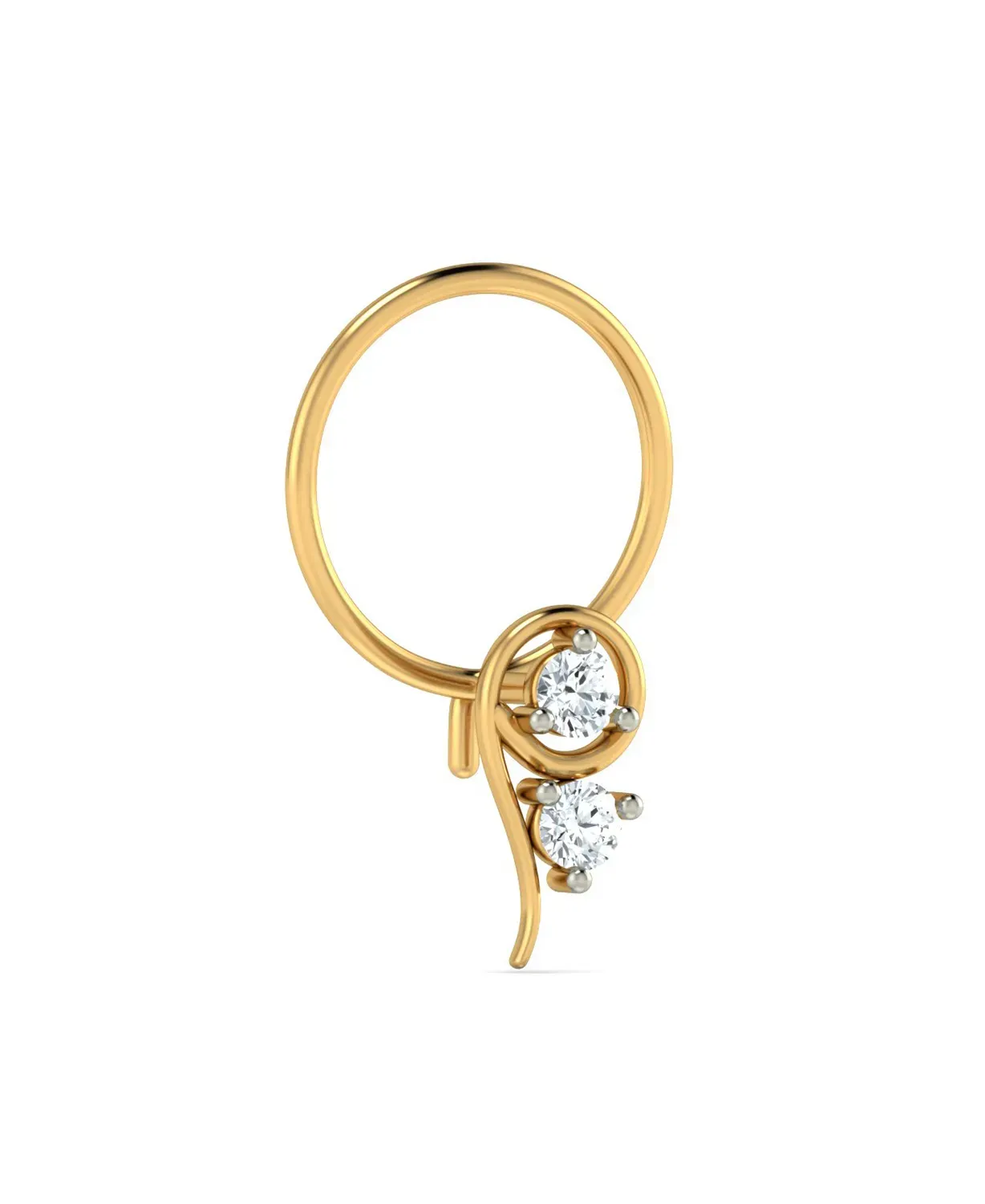 Statement Diamond Nosepin - Image 4