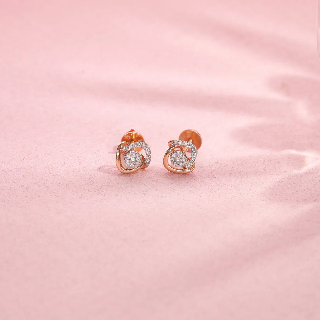 Stellar Spark Diamond Stud Earrings - Image 6