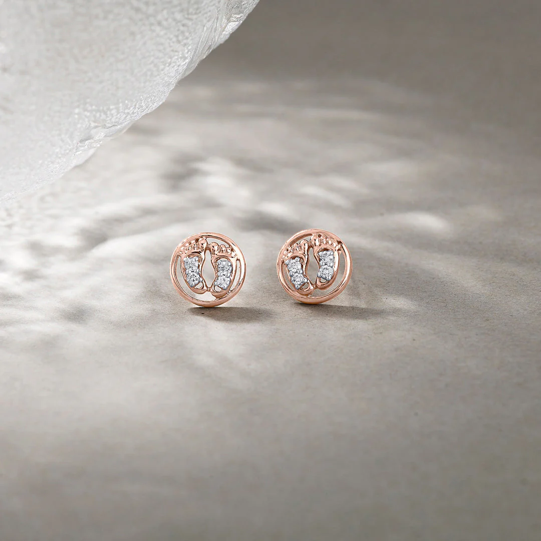 Stellaris Plus Diamond Stud Earrings