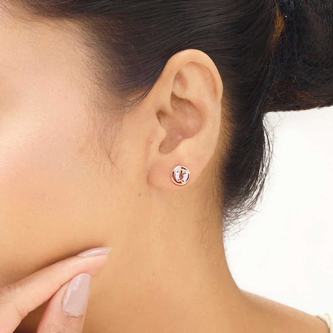 Stellaris Plus Diamond Stud Earrings - Image 2