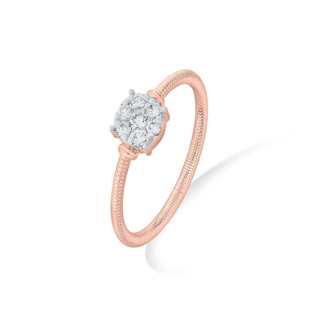 Stone Stud Casual Diamond Ring - Image 4