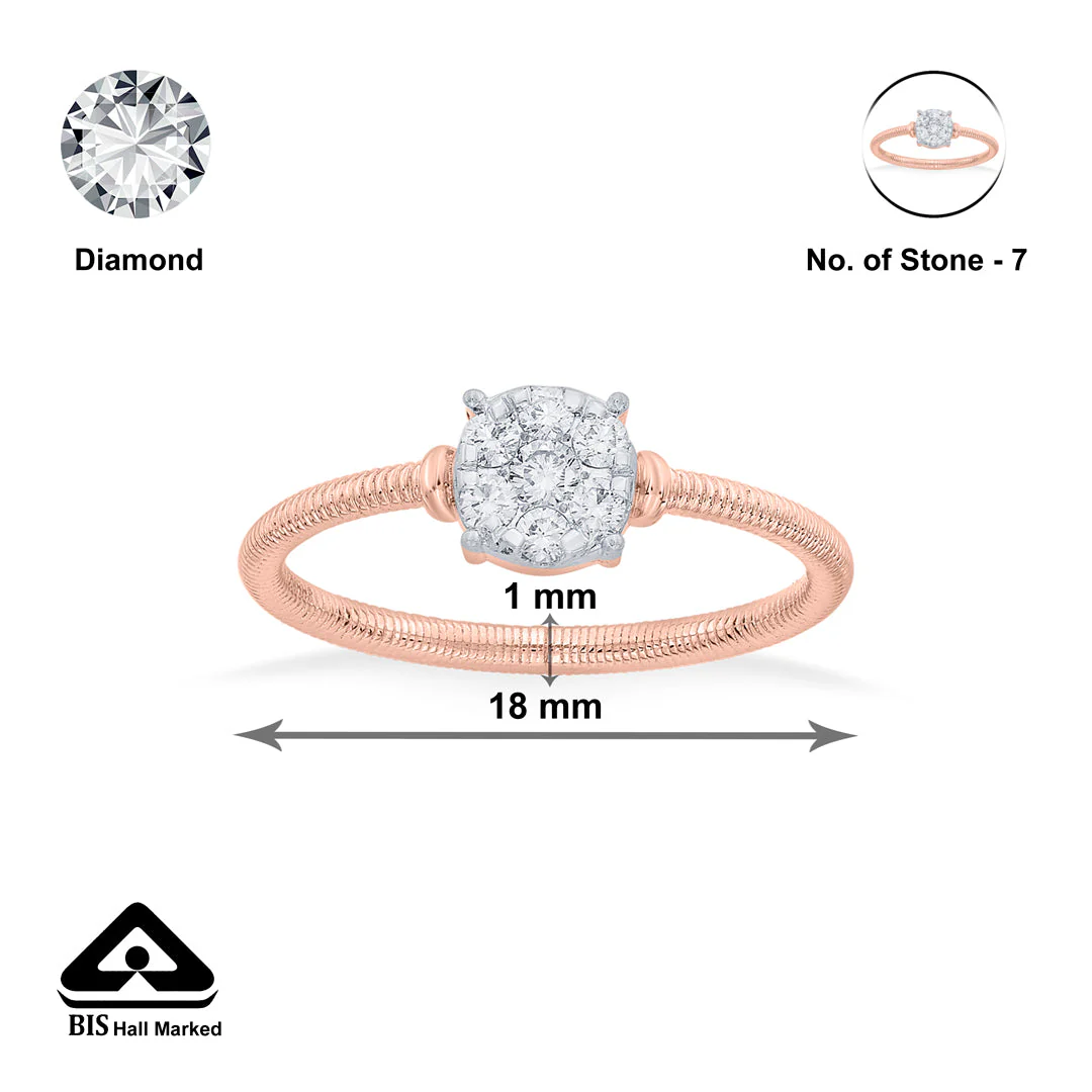 Stone Stud Casual Diamond Ring - Image 6
