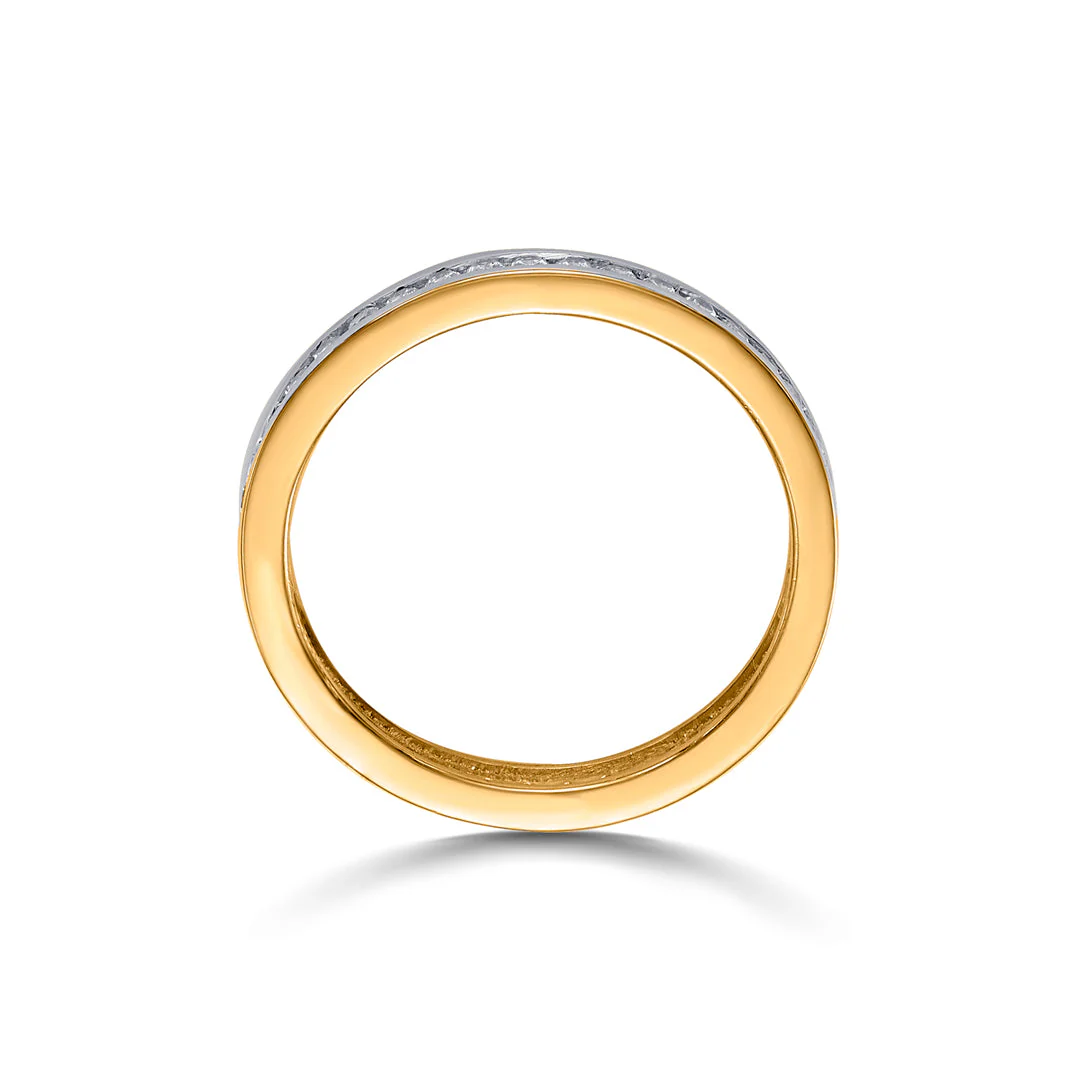 Studded Axis Women's Gold Ring - Image 5