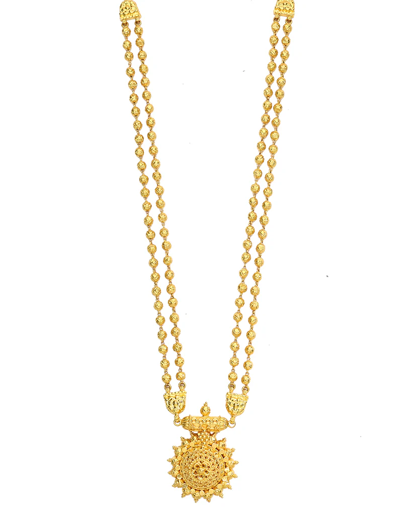 Suvarna Rupini Yellow Gold Necklace For Women - Image 2