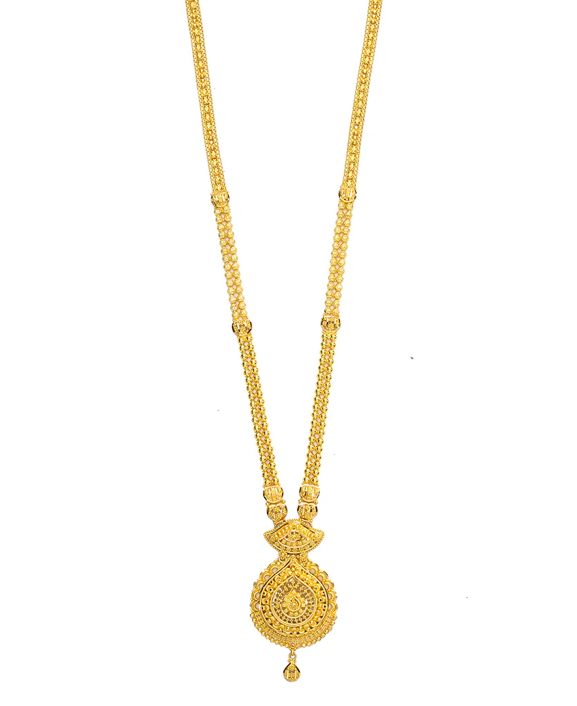 Suvarna Shringar Yellow Gold Traditional Necklace For Women - Image 2