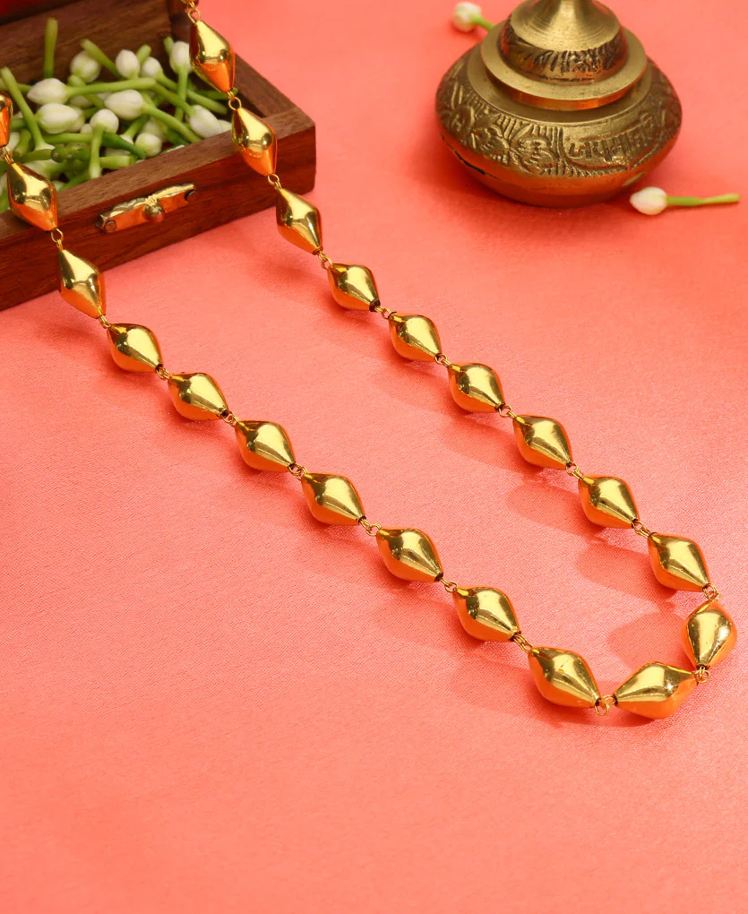 Swarna Ekdani Yellow Gold Necklace For Women - Image 3