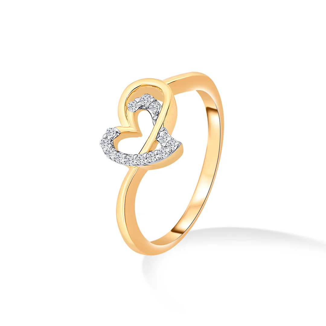 Tangled in Love Gold & Diamond Ring - Image 3