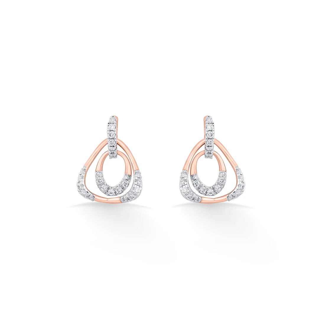 Ternion Sprak Diamond Drops & Dangler Earrings - Image 3