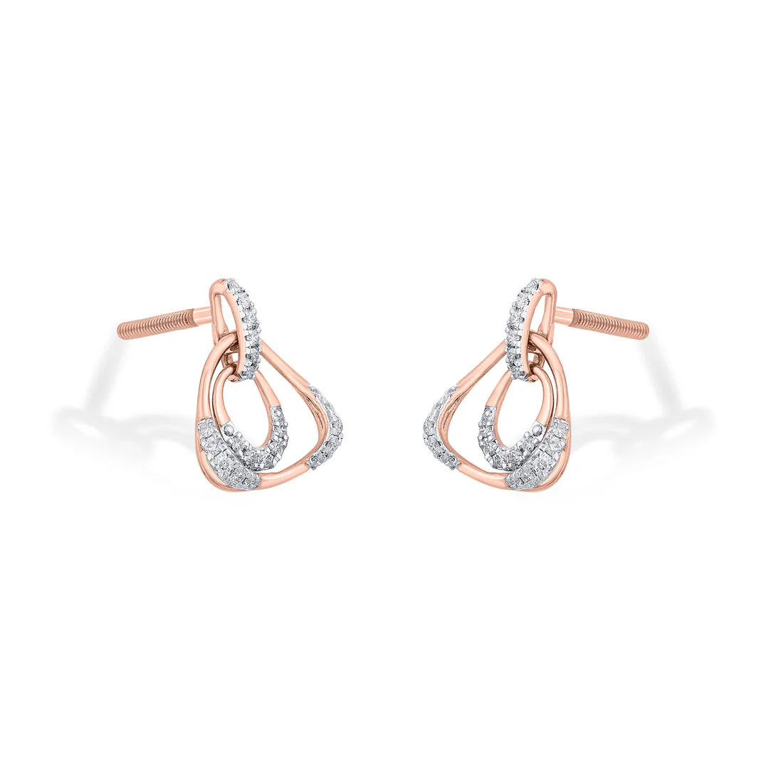 Ternion Sprak Diamond Drops & Dangler Earrings - Image 4